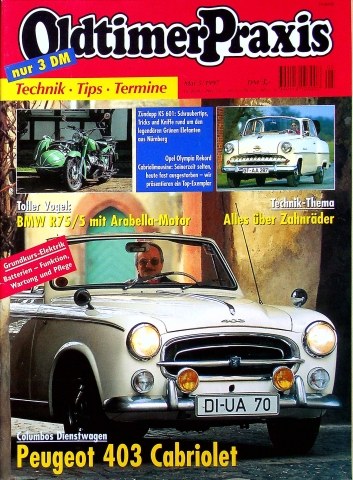 Deckblatt Oldtimer Praxis (05/1997)